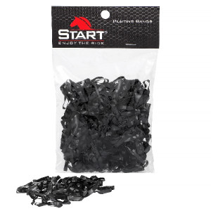 Start Gumki do grzywy silikonowe 500szt czarne
